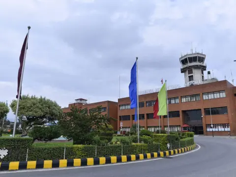 A View of Tribhuwan International Airport 'TIA', Kathmandu , Nepal